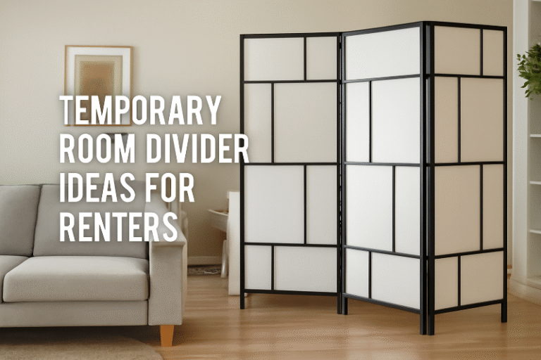 Temporary Room Divider Ideas for Renters