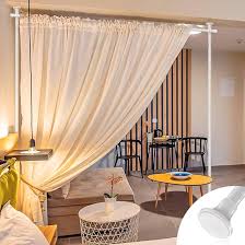 Curtain Divider with Tension Rod