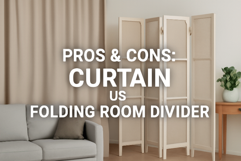 Pros & Cons: Curtain vs. Folding Room Divider